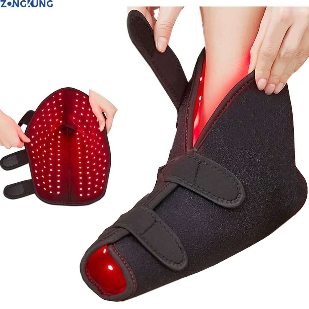 Red Light Therapy Panel 660 850 - 足、肘、膝、頭部用赤色＆赤外線ライト多機能治療靴 660nm 850nm