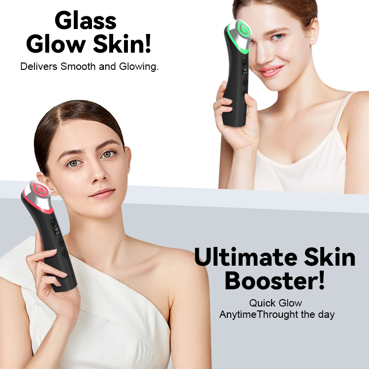 8in1光子療法デバイス、赤青光マイクロカレントフェイシャル - Photon Light Therapy Device Skin のレビューと価格