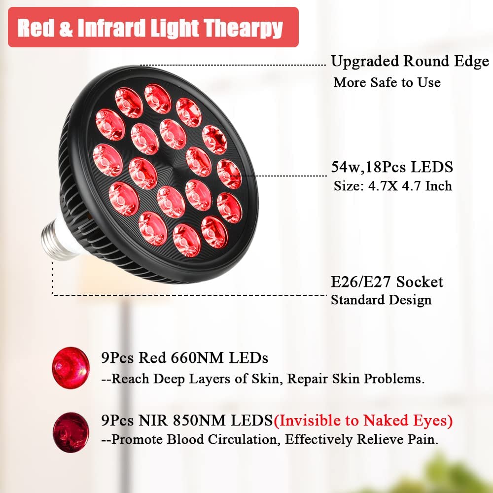 赤色および赤外線光線療法ランプ 660nm 850nm 理学 - Red Light Therapy Torch 660Nm のレビューと価格