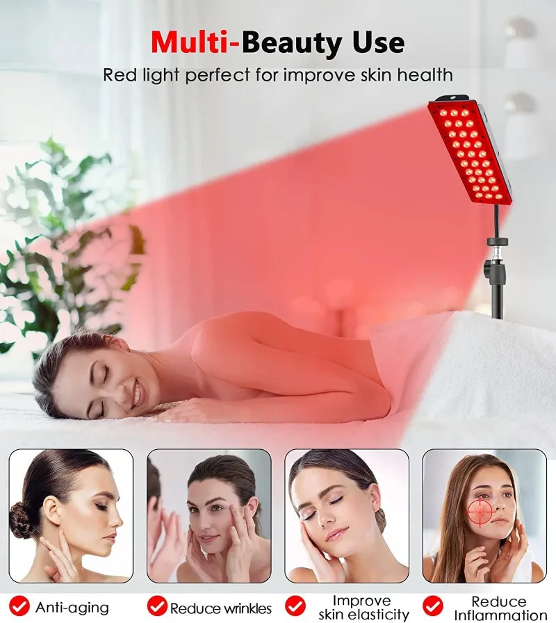 アスタレキシン赤色光療法ランプ、660nm＆850nm赤外線 - Red Light Therapy Torch 660Nm のレビューと価格