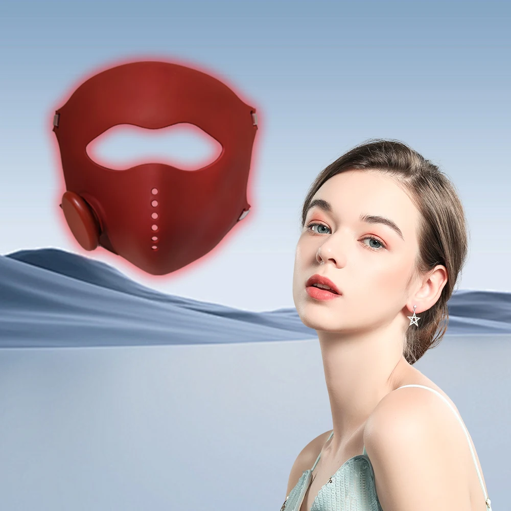 シリコンLEDセラピーマスク LEDライトセラピー ワイヤレ - Silicone Led Face Mask Wireless のレビューと価格