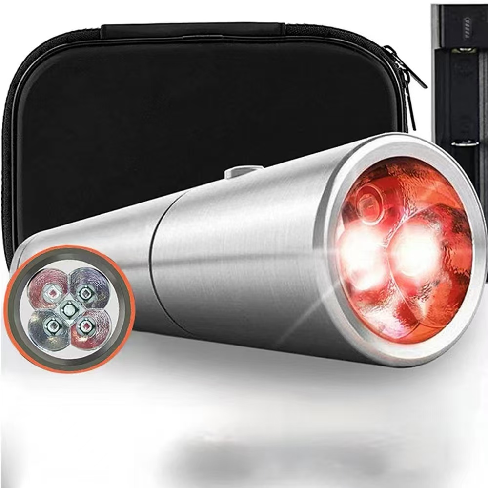 赤色光療法用ライト 850nm 赤外線LED懐中電灯 630 - Red Light Therapy Torch 660Nm のレビューと価格