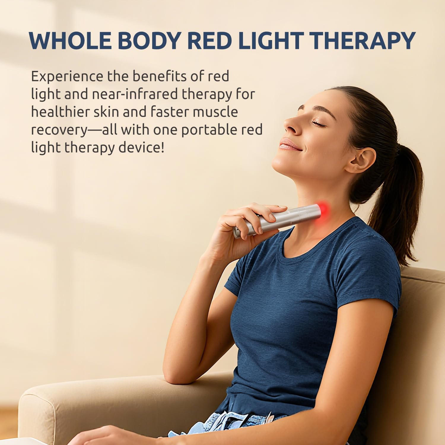 630+660+850nm ハンドヘルド赤色光療法装置 赤外 - Red Light Therapy Torch 660Nm のレビューと価格