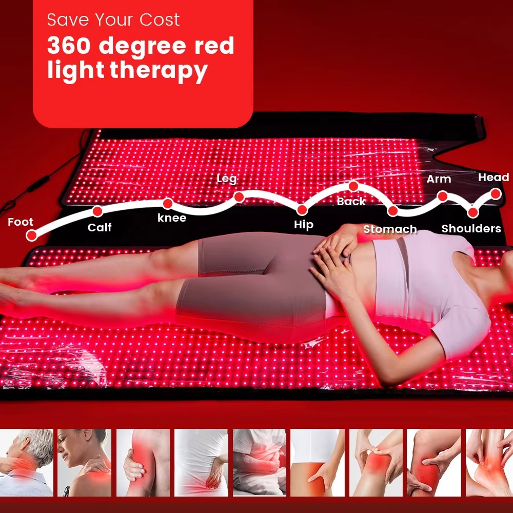 IDEATHERAPY LEDライトセラピーサウナ寝袋 赤色 - Led Light Therapy Bed Full Body のレビューと価格