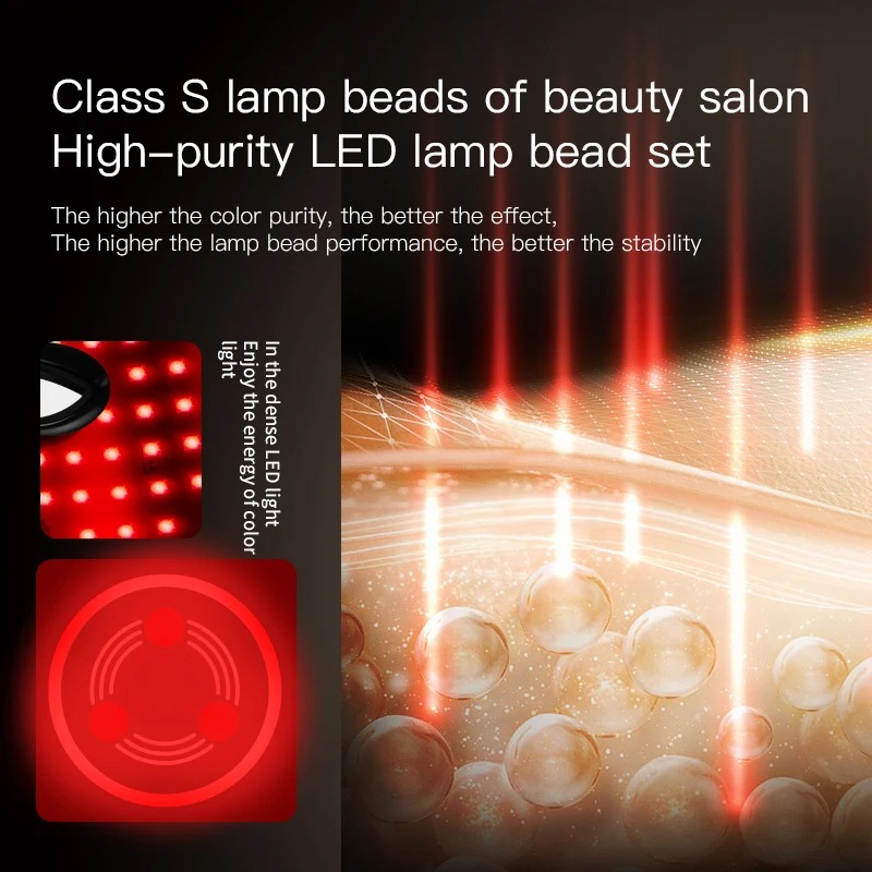 シリコン製フェイスマスク、LED搭載、肌の若返り、美容、健康 - Led Face Mask Phototherapy Acne のレビューと価格