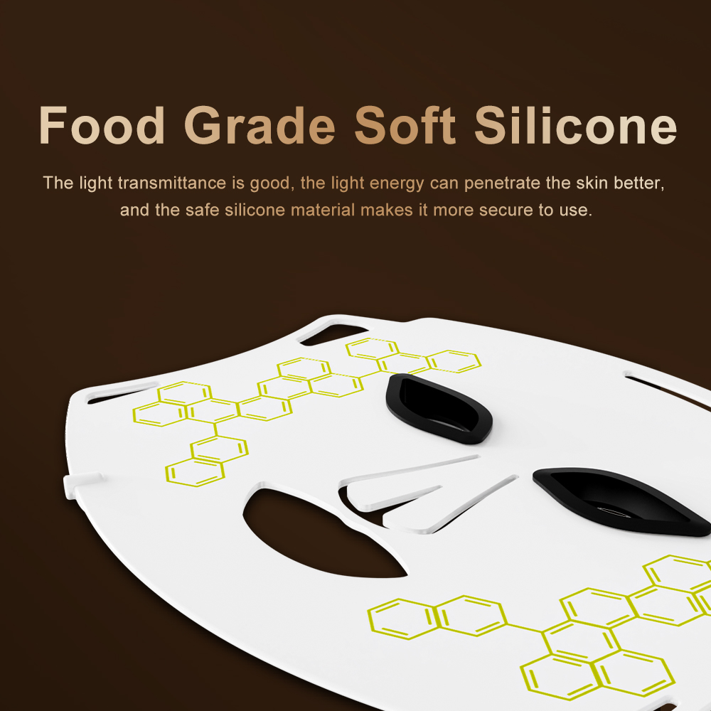 ホットセール中 プロ仕様 ワイヤレス 8色 NIR シリコン - Silicone Led Face Mask Wireless のレビューと価格