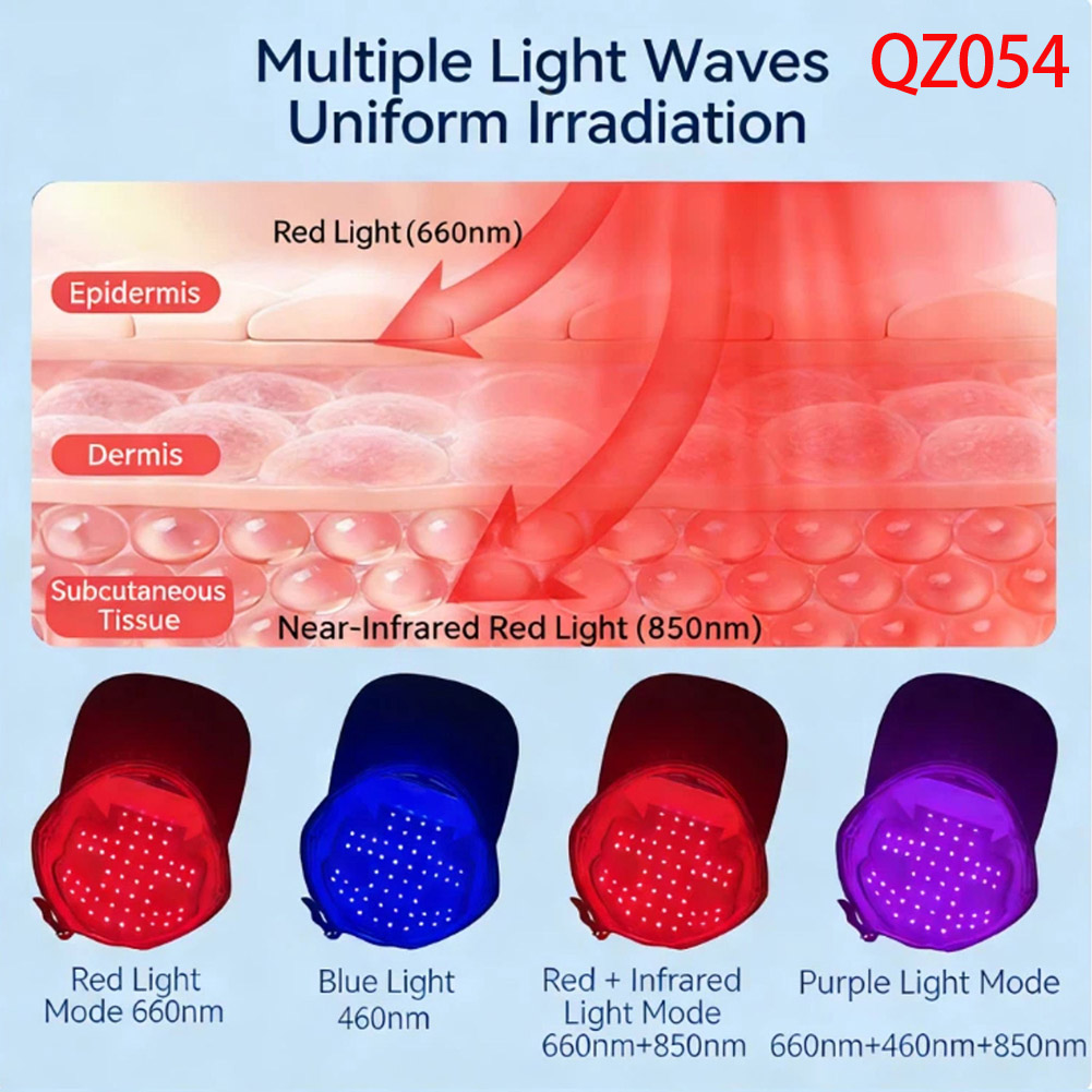 LED育毛ヘルメットキャップ、電気式LED赤外線光療法、QZ - Red Light Therapy Panel 660 850 のレビューと価格