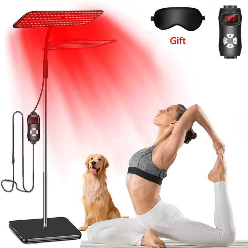 近赤外線ライトパネル 660nm 850nm 赤色光ランプ  - Red Light Therapy Panel 660 850 のレビューと価格