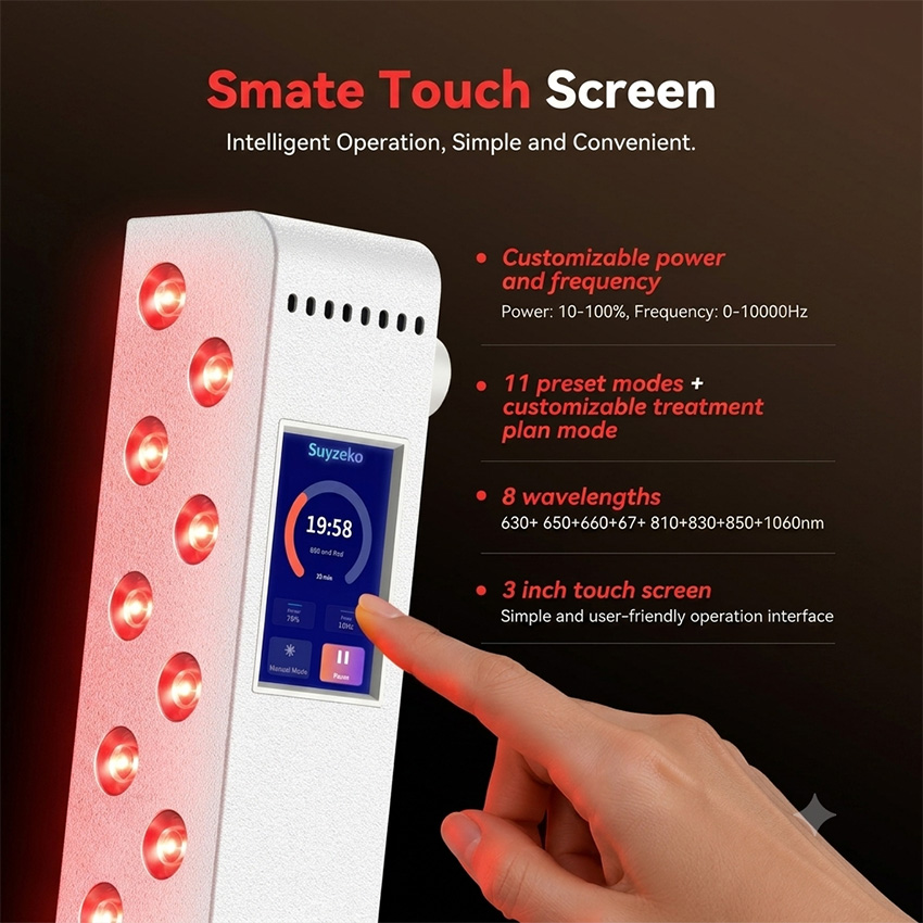 64 LED赤色光療法パネル 200W 630 660 81 - Red Light Therapy Panel 660 850 のレビューと価格