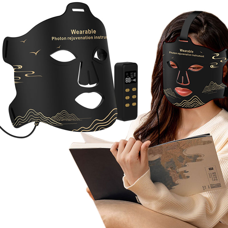 4 色肌の若返りアンチエイジング赤色 Led 近赤外線光子光 - Red Light Therapy Mask Near Infrared のレビューと価格