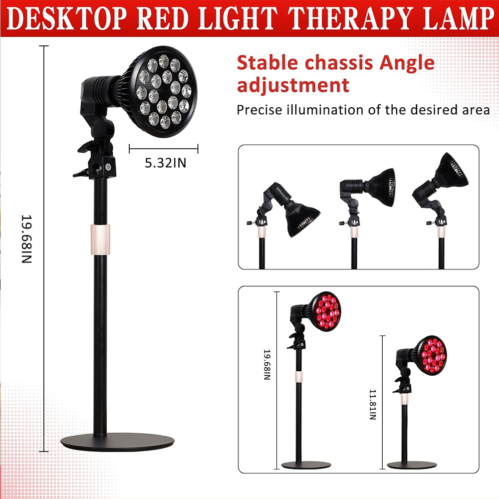 18個のLEDライトセラピー赤外線、660nm赤色光、850 - Red Light Therapy Panel 660 850 のレビューと価格