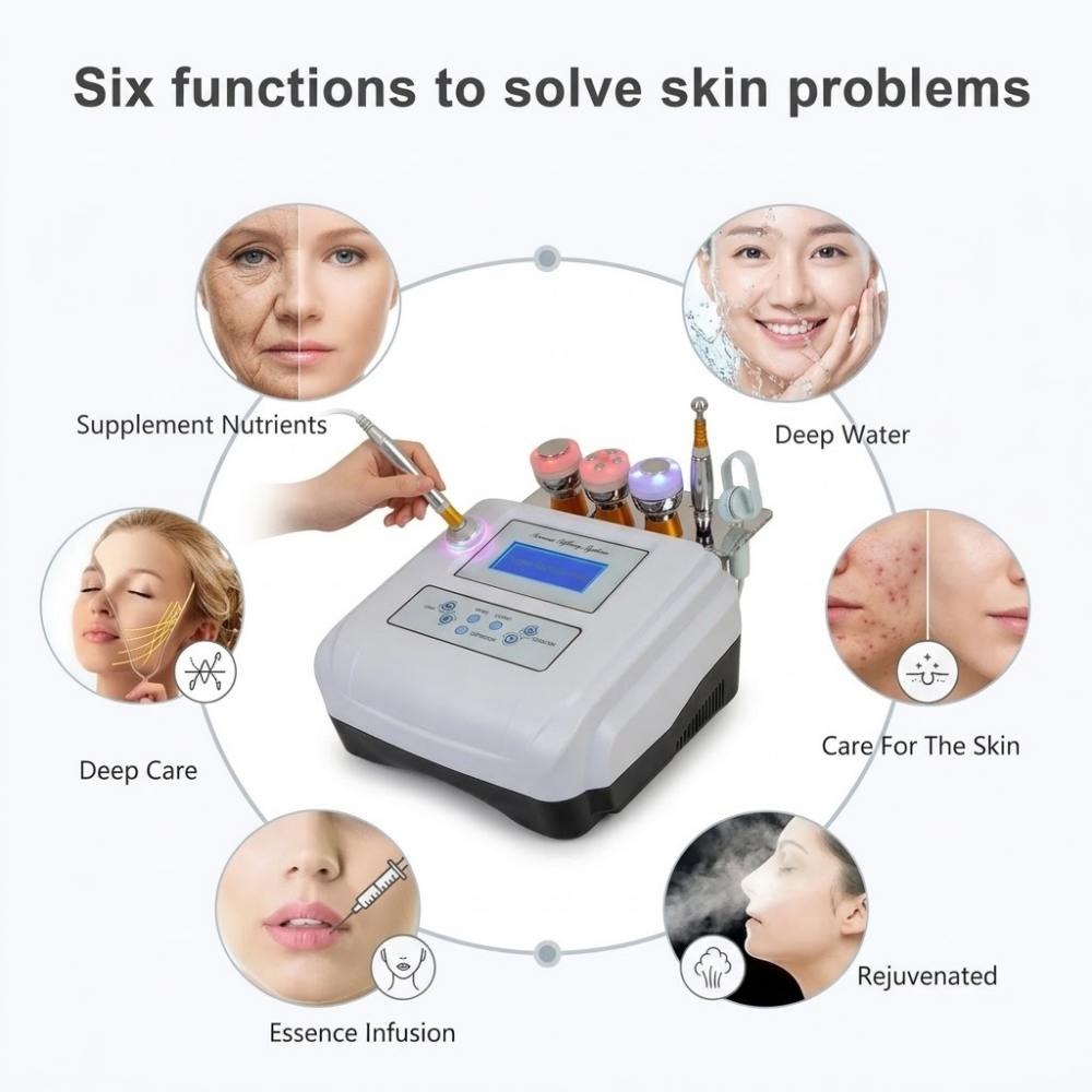 超音波による肌再生装置、針を使わないメソセラピー、光線療法、 - Photon Light Therapy Device Skin のレビューと価格